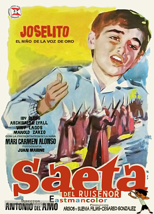 Saeta del ruise&ntilde;or - Spanish Movie Poster