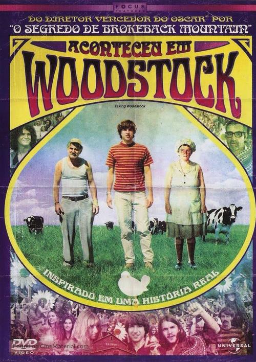 Taking Woodstock - Brazilian DVD movie cover