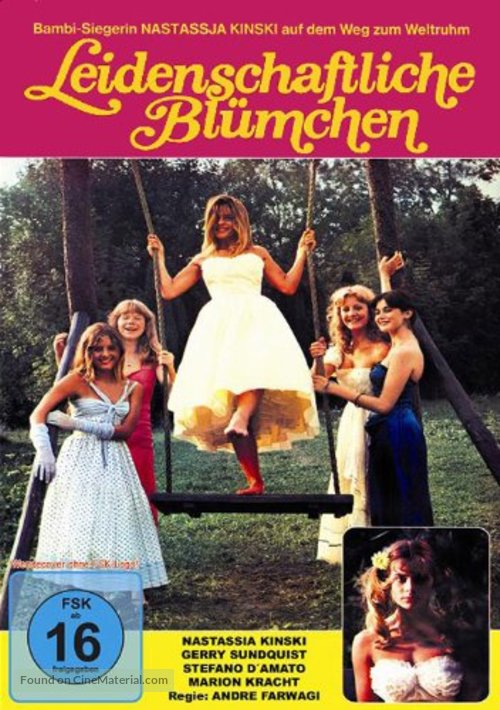 Leidenschaftliche Bl&uuml;mchen - German DVD movie cover