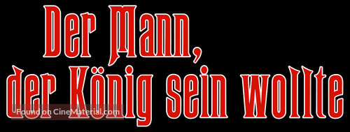 The Man Who Would Be King - German Logo