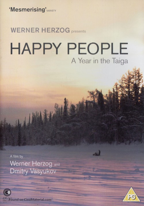 Happy People: A Year in the Taiga - British DVD movie cover