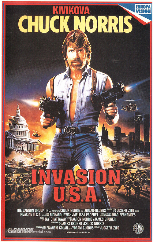 Invasion U.S.A. - Finnish VHS movie cover