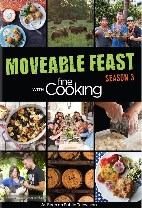 &quot;A Moveable Feast with Fine Cooking&quot; - DVD movie cover