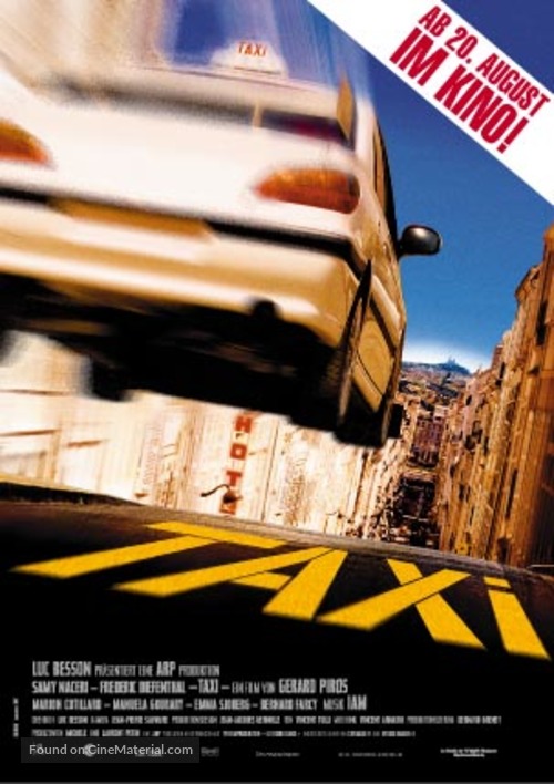 Taxi - German Movie Poster