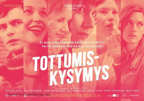 Tottumiskysymys - Finnish Movie Poster