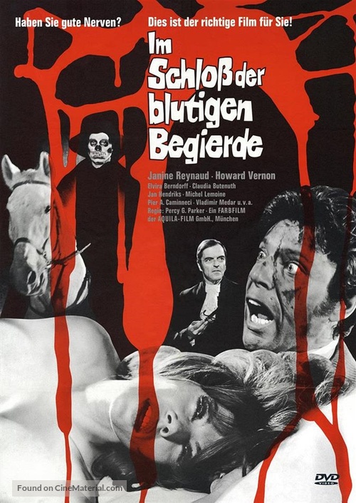 Im Schlo&szlig; der blutigen Begierde - German DVD movie cover