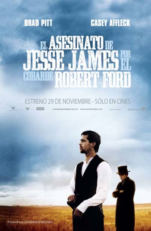 The Assassination of Jesse James by the Coward Robert Ford - Argentinian Movie Poster