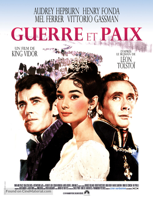 War and Peace - French Re-release movie poster