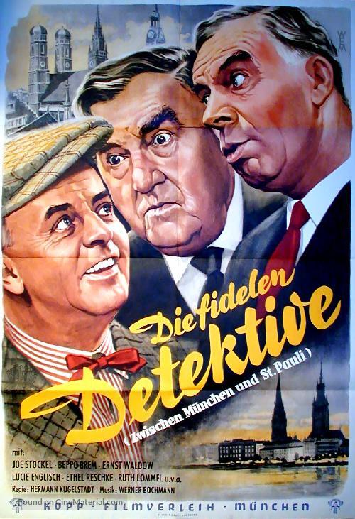 Die fidelen Detektive - German Movie Poster