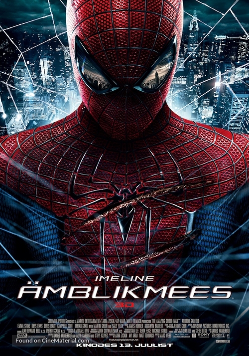 The Amazing Spider-Man - Estonian Movie Poster