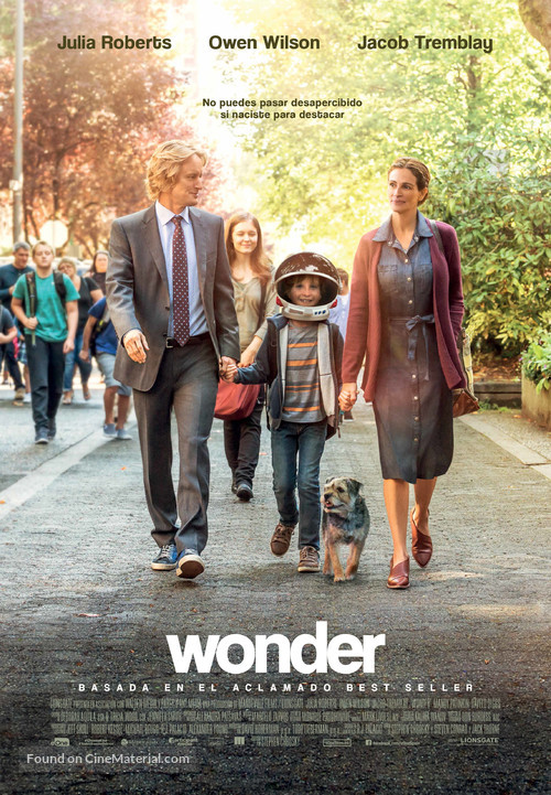 Wonder - Spanish Movie Poster