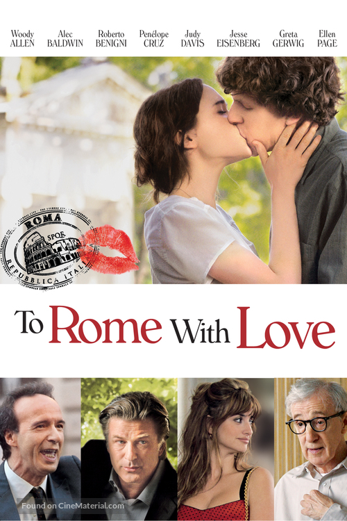 To Rome with Love - DVD movie cover