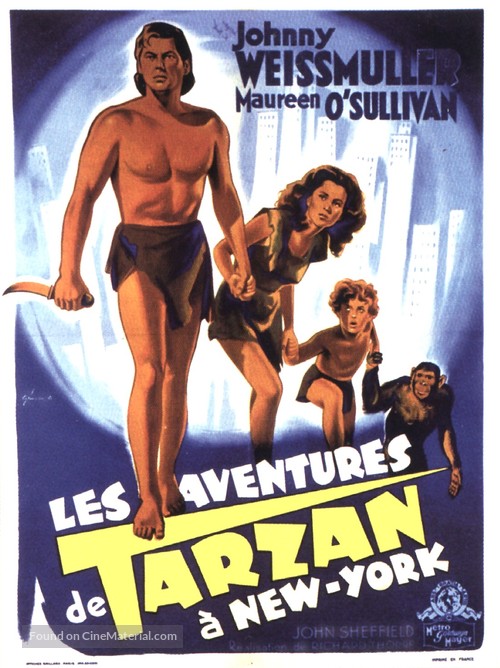 Tarzan&#039;s New York Adventure - French Movie Poster
