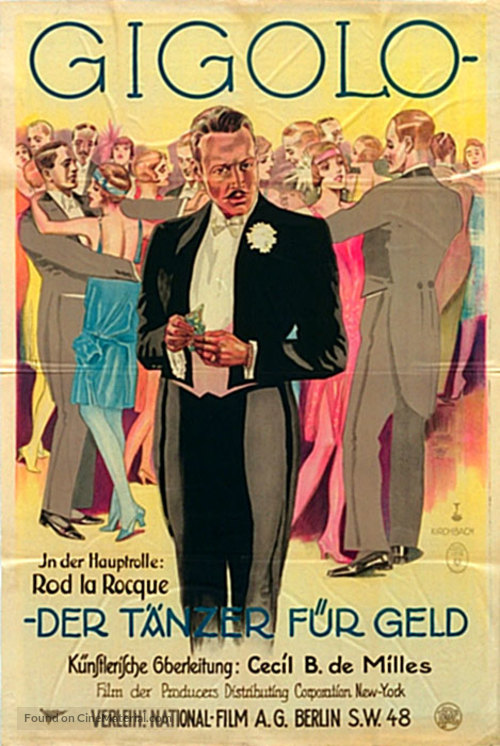 Gigolo - German Movie Poster