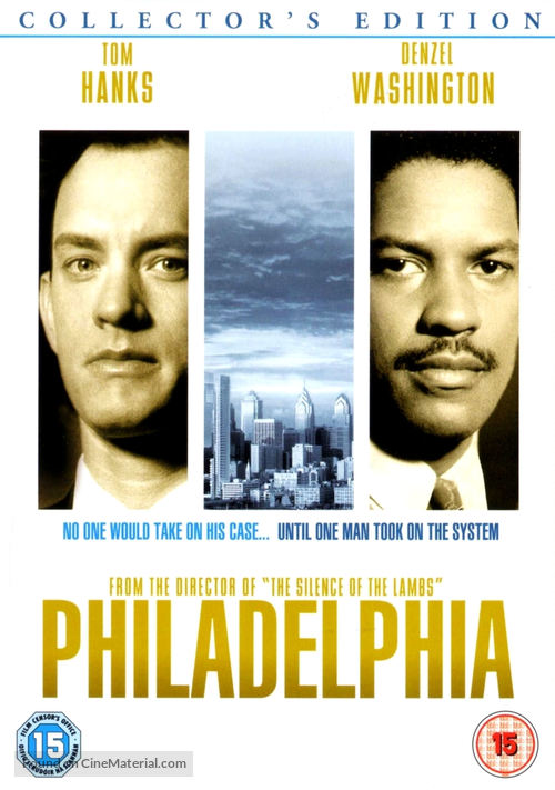 Philadelphia - British DVD movie cover