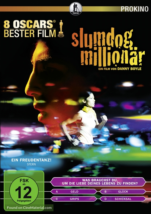 Slumdog Millionaire - German DVD movie cover