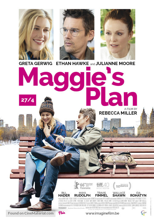 Maggie&#039;s Plan - Belgian Movie Poster