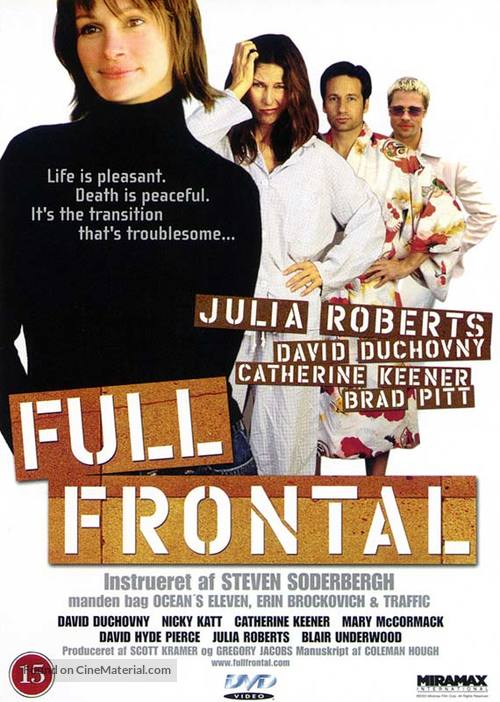 Full Frontal - Danish DVD movie cover