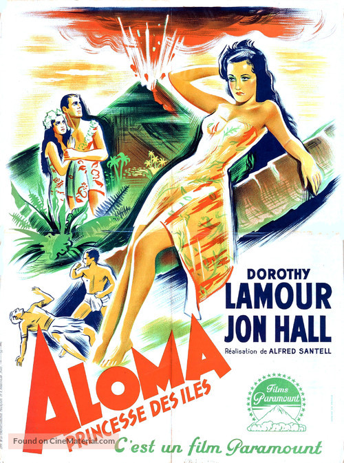 Aloma of the South Seas - French Movie Poster