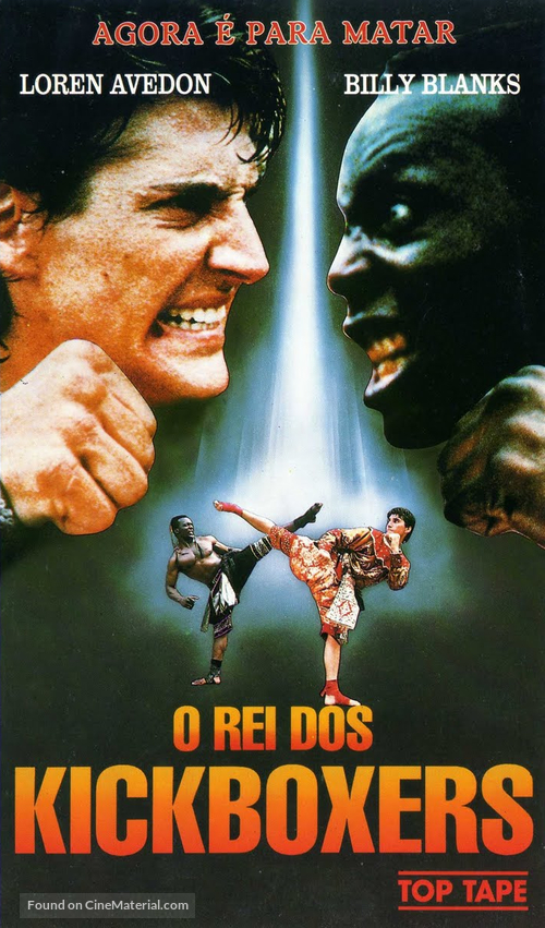 The King of the Kickboxers - Brazilian Movie Cover