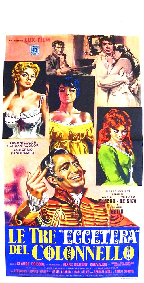 Le tre eccetera del colonnello - Italian Movie Poster