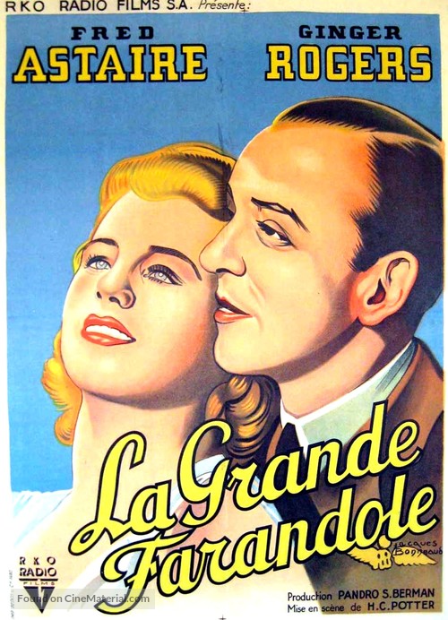 The Story of Vernon and Irene Castle - French Movie Poster