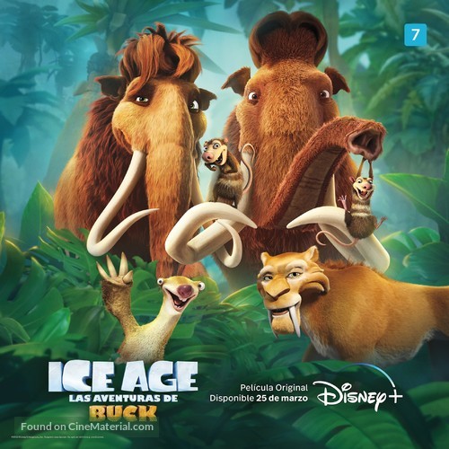 The Ice Age Adventures of Buck Wild - Spanish Movie Poster