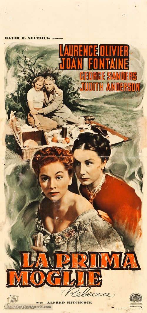 Rebecca - Italian Movie Poster