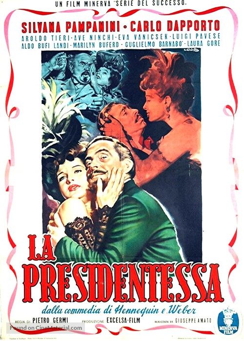 La presidentessa - Italian Movie Poster