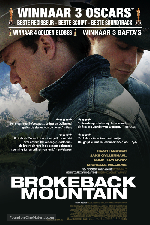 Brokeback Mountain - Dutch Movie Poster