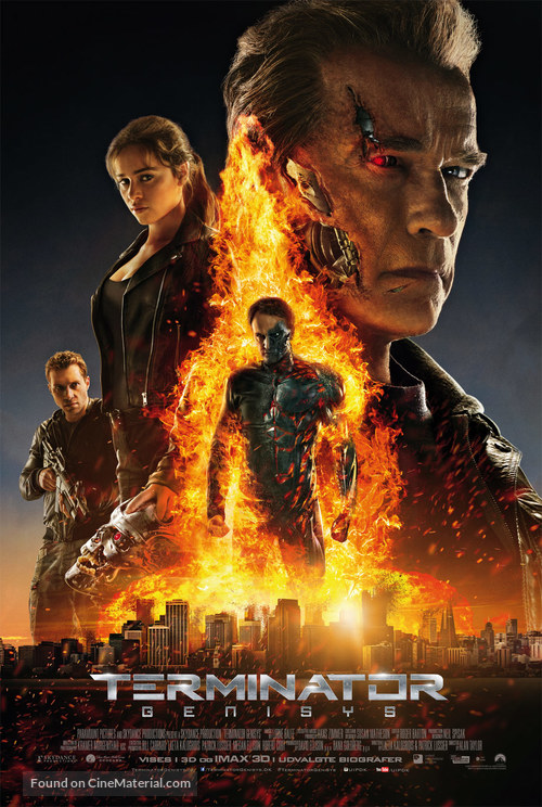 Terminator Genisys - Danish Movie Poster