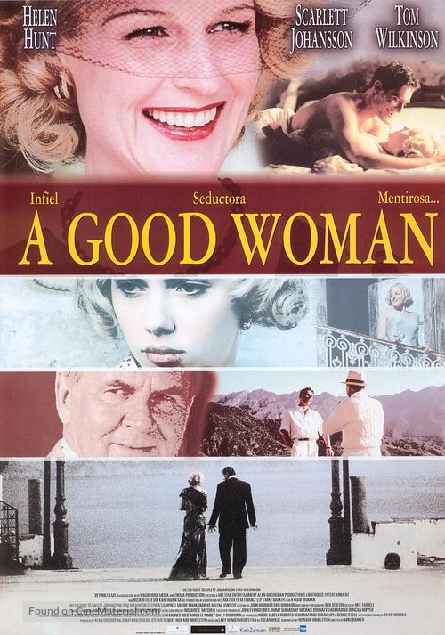 A Good Woman - Spanish Movie Poster