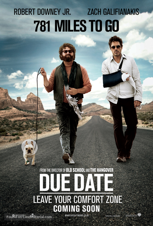 Due Date - British Movie Poster