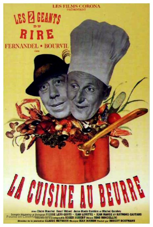 La cuisine au beurre - French Movie Poster