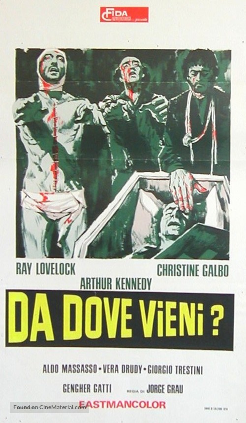 Let Sleeping Corpses Lie - Italian Movie Poster