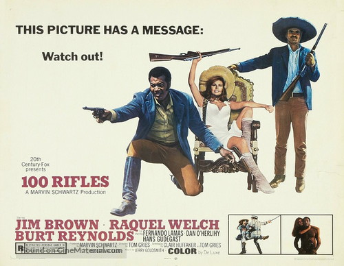 100 Rifles - Movie Poster