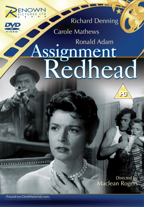 Assignment Redhead - British DVD movie cover