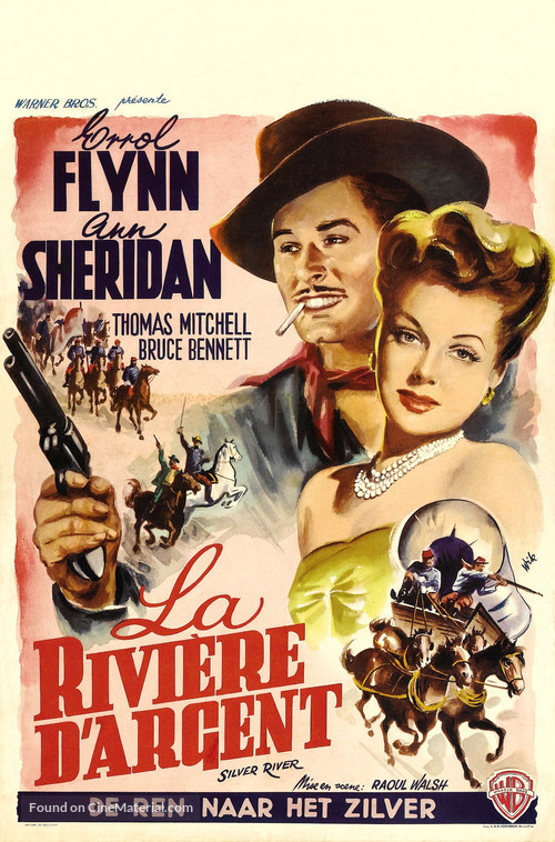 Silver River - Belgian Movie Poster