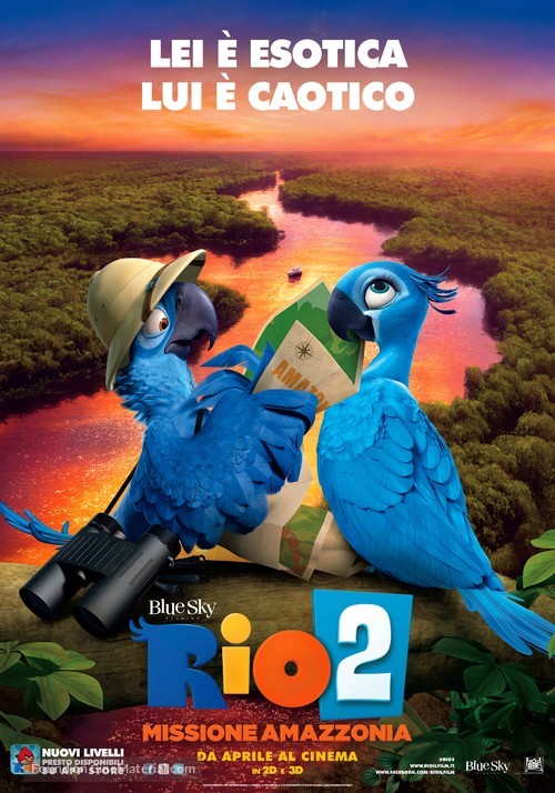 Rio 2 - Italian Movie Poster