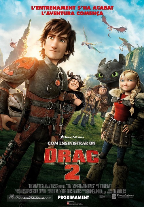 How to Train Your Dragon 2 - Andorran Movie Poster