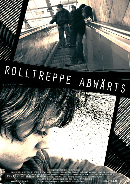 Rolltreppe abw&auml;rts - German Movie Poster