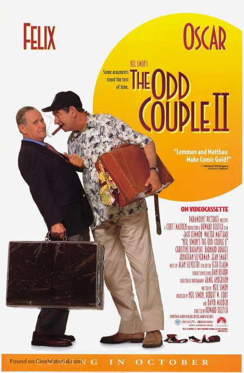 The Odd Couple II - Video release movie poster