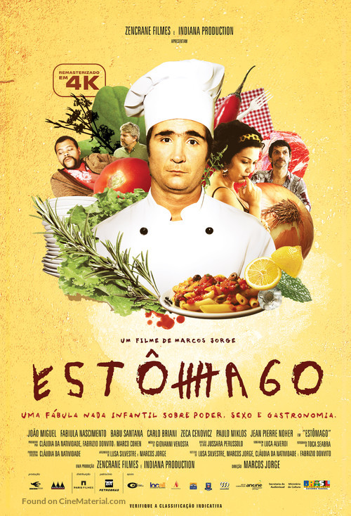 Est&ocirc;mago - Brazilian Movie Poster