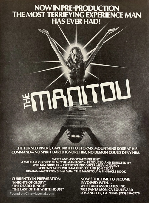 The Manitou - Movie Poster