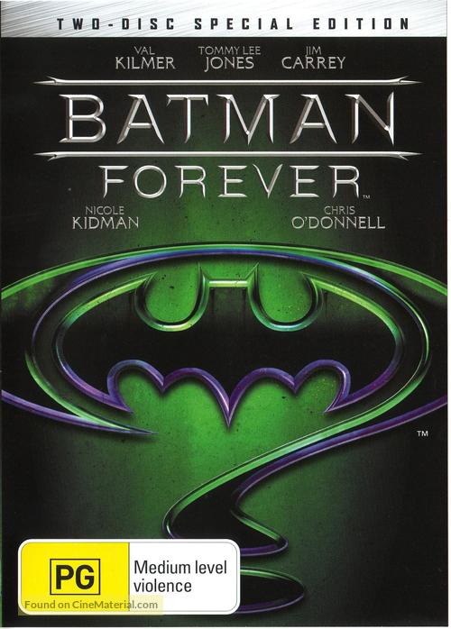 Batman Forever - Australian Movie Cover