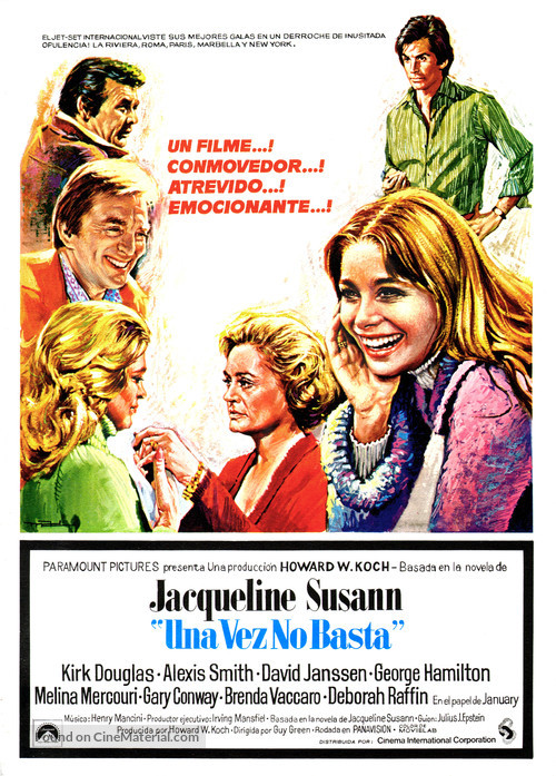 Jacqueline Susann&#039;s Once Is Not Enough - Spanish Movie Poster
