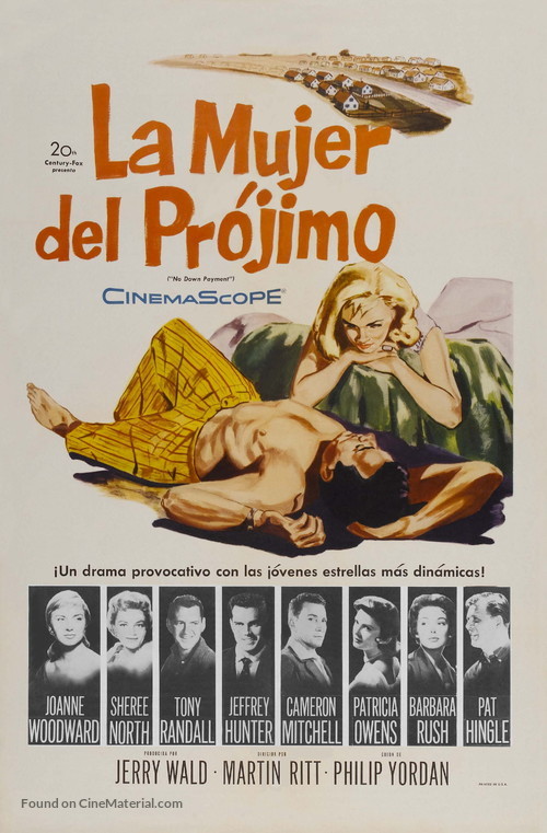 No Down Payment - Puerto Rican Movie Poster