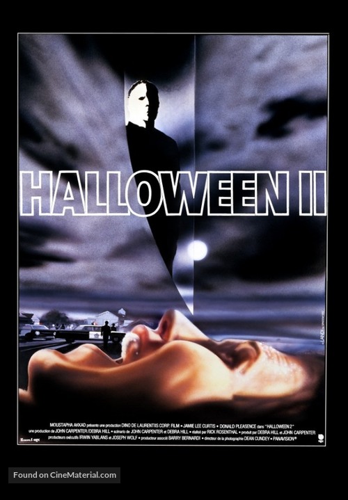 Halloween II - French Movie Poster