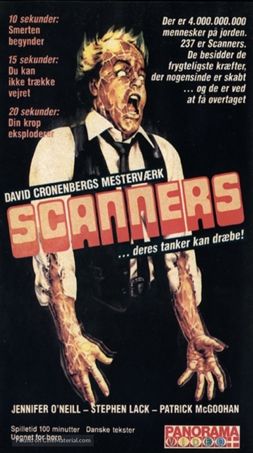 Scanners - Dutch Movie Cover