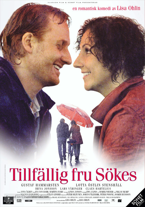 Tillf&auml;llig fru s&ouml;kes - Swedish Movie Poster